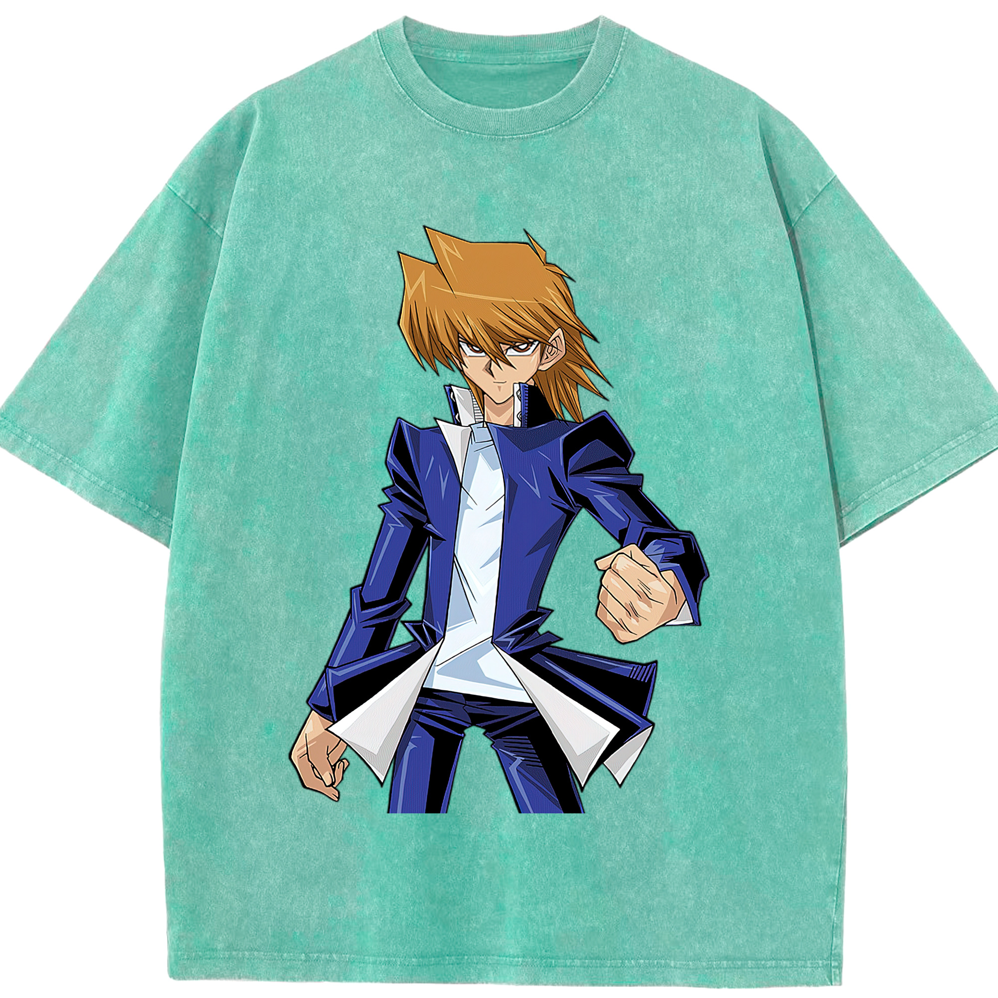 （画像用） 遊☆戯☆王 Yu-Gi-Oh! 綿100% ヴィンテージ風 半袖Tシャツ（フロントプリント）